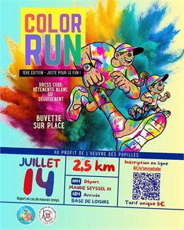 Color Run à Seyssel_Seyssel - Comité des Fêtes