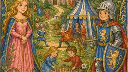 Journée à thème : Princesses et Chevaliers_Bourg-Saint-Maurice - Généré avec ChatGPT