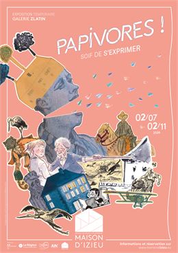 Affiche Papivores ! Soif de s'exprimer_Izieu - Maison d'Izieu
