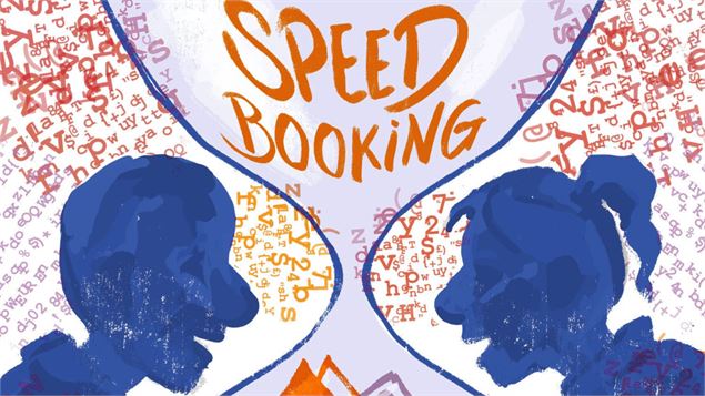 Speed booking : 3 minutes pour convaincre_Bourg-Saint-Maurice - Image libre de droit