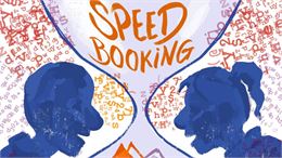Speed booking : 3 minutes pour convaincre_Bourg-Saint-Maurice - Image libre de droit