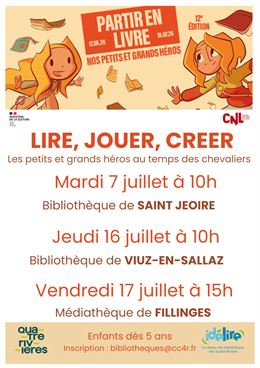 Lecture et Jeux : "Nos petits et grands héros"_Fillinges