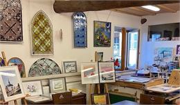 Visite de l'atelier de Patrick HAZEAUX | Posters de Savoie_Plagne-Montalbert - Patrick Hazeaux