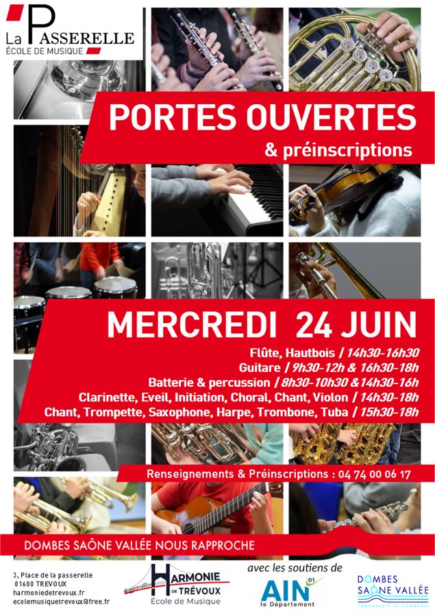 Portes ouvertes Ecole de musique de Trévoux - Ecole de musique de Trévoux