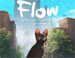 Affiche cinéma représentant un chat noir - La_Soierie
