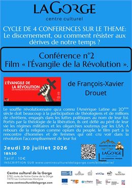 Conférence "l'Evangile de la Révolution" de François-Xavier Drouet_Les Contamines-Montjoie