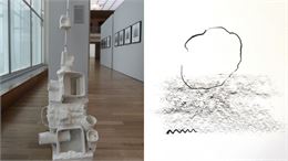 Exposition "Silences d'air" : Encres et fusain de Davide Napoli, sculptures sonores de Laurent Mathe