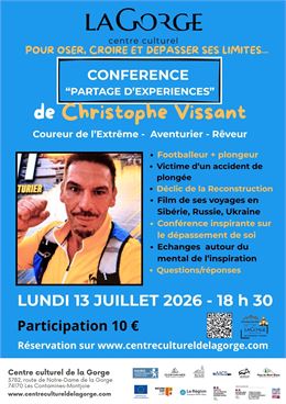 Conférence "Partage d'expériences" de Christophe Vissant - Coureur de l'extême et aventurier_Les Con