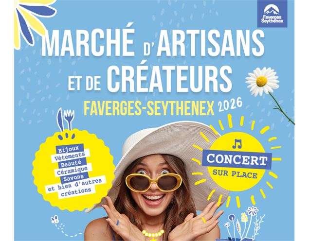 affiche marchés artisans et créateurs - Ville_Faverges_Seythenex