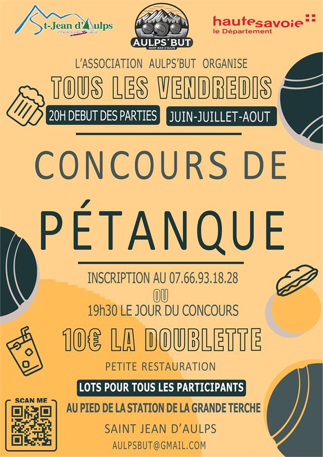 Concours de pétanque au Roc_Saint-Jean-d'Aulps - Aulps But