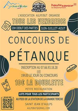 Concours de pétanque au Roc_Saint-Jean-d'Aulps - Aulps But