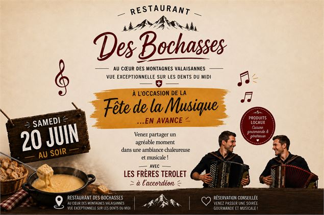 Fête de la musique aux Restaurant des Bochasses_Troistorrents
