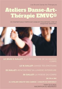 ATELIER DANSE ART THERAPIE EMVC® - adultes_Les Carroz-d'Arâches