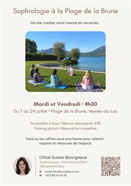 Sophrologie à la plage_Veyrier-du-Lac