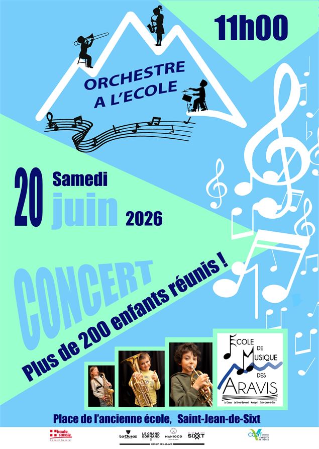 Concert de l'Ecole de musique des Aravis_Saint-Jean-de-Sixt - Ecole de musique des Aravis
