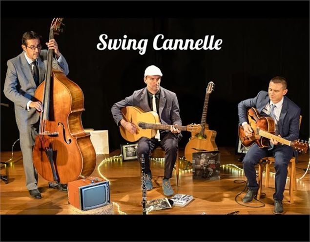 le trio Swing Cannelle sur scène - Swing Cannelle