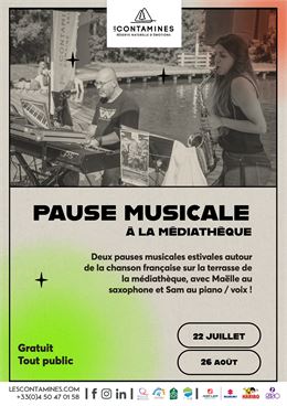 Pause musicale à la médiathèque avec Maëlle et Sam_Les Contamines-Montjoie