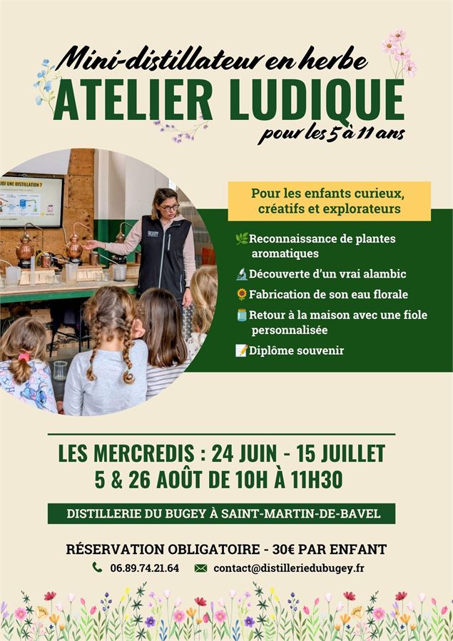 Affiche de l'atelier - Distillerie du Bugey