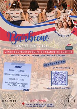 Barbecue de l'équipe de France de curling
