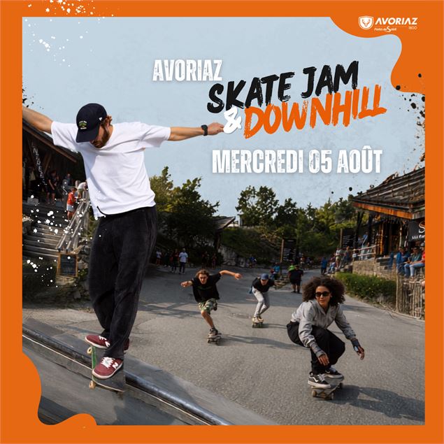 Avoriaz Jam Session Skateboard et Down Hill_Avoriaz