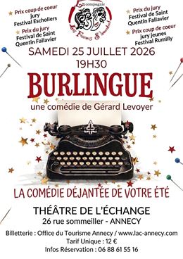 Théâtre : "Burlingue"_Annecy - Cie Les femmes s'inventent