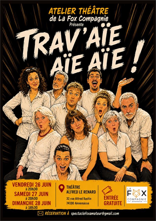 Affiche spectacle - La Fox Compagnie