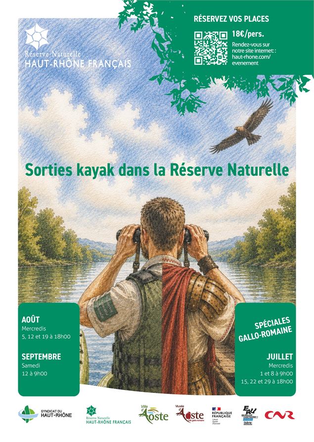Sortie Kayak dans la Réserve Naturelle - Syndicat du Haut-Rhône