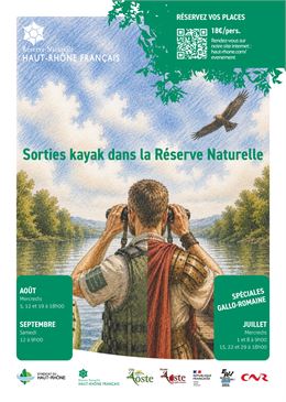 Sortie Kayak dans la Réserve Naturelle - Syndicat du Haut-Rhône