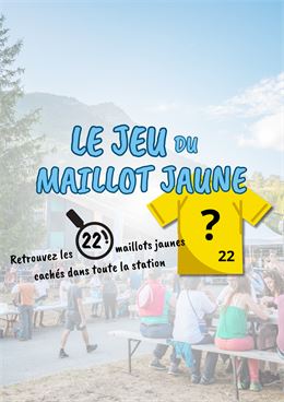 Le jeu du maillot jaune_Aillon-le-Jeune - Aillons-Margériaz Evènements -  Canva - Chrisitine Haas Ph
