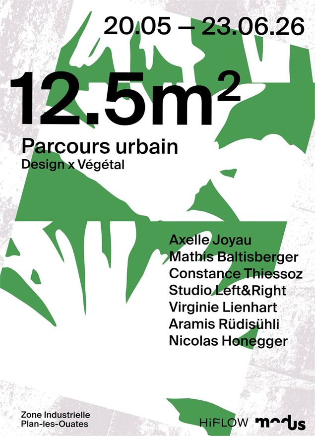 [Exposition urbaine] Visite guidée 22 juin, 17h30 - 12.5 m² – Design x Végétal - HiFlow