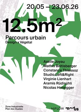 [Exposition urbaine] Visite guidée 22 juin, 17h30 - 12.5 m² – Design x Végétal - HiFlow