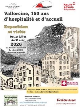 Exposition "150 ans d'hospitalité et d'accueil"_Vallorcine - maison de Barberine