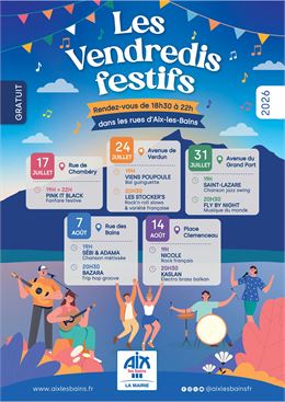 Vendredis festifs - Mairie d'Aix-les-Bains