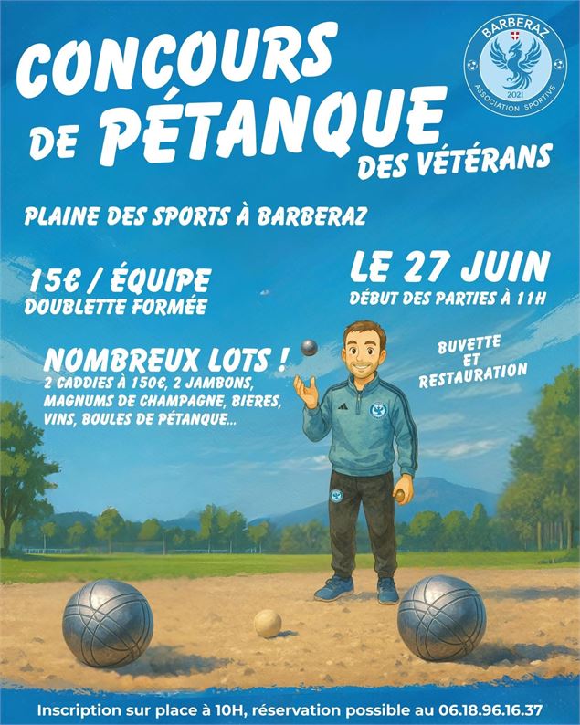 Concours de pétanque à Barberaz - AS Barberaz