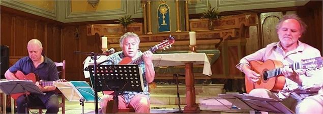 Solo guitare Benoit Convert + trio Acalanto Latinos