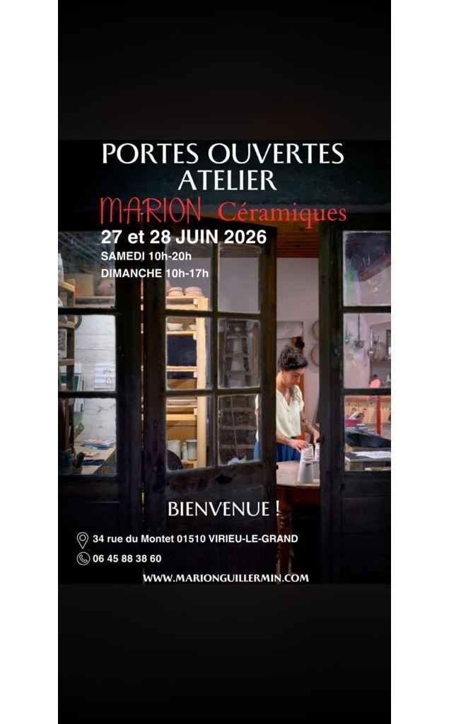 Portes ouvertes à l'atelier de Marion Céramiques_Virieu-le-Grand - Marion Céramiques