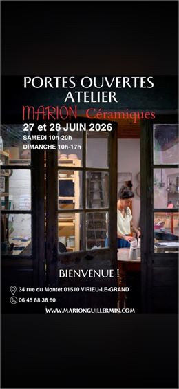 Portes ouvertes à l'atelier de Marion Céramiques_Virieu-le-Grand - Marion Céramiques