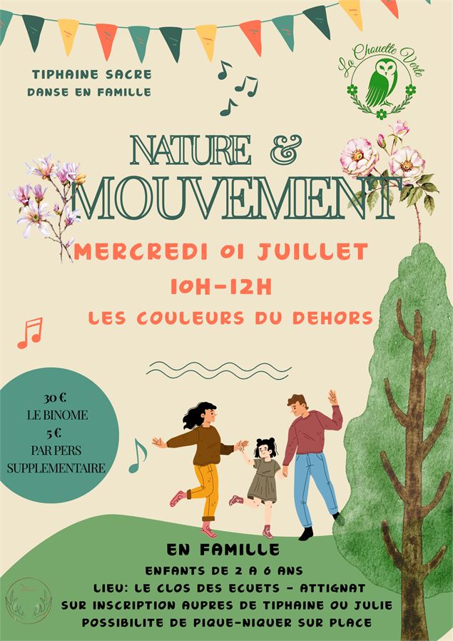 Nature et mouvement - la chouette verte