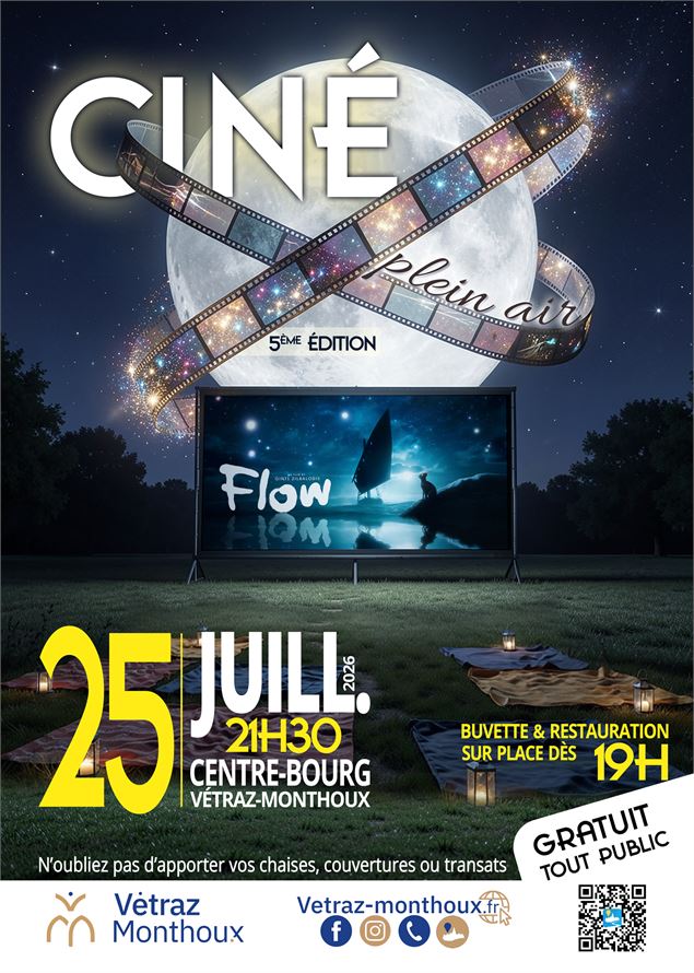 ciné plein air Vétraz-Monthoux 2026 - Mairie de Vétraz-Monthoux