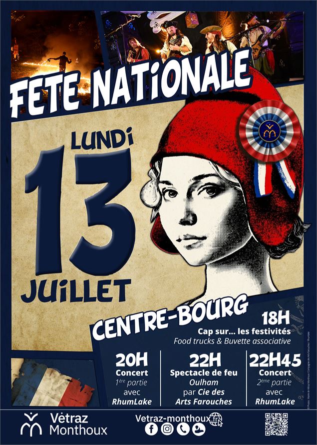 Fête Nationale Vétraz-Monthoux 2026 - Mairie de Vétraz-Monthoux 2026