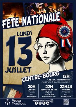 Fête Nationale Vétraz-Monthoux 2026 - Mairie de Vétraz-Monthoux 2026