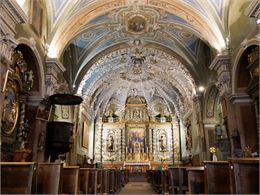 Nef de l'église Baroque de Valloire - M. Collomb / Valloire Tourisme