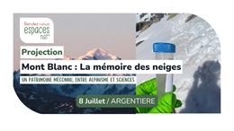 Projection - Mont Blanc, la mémoire des neiges_Argentière