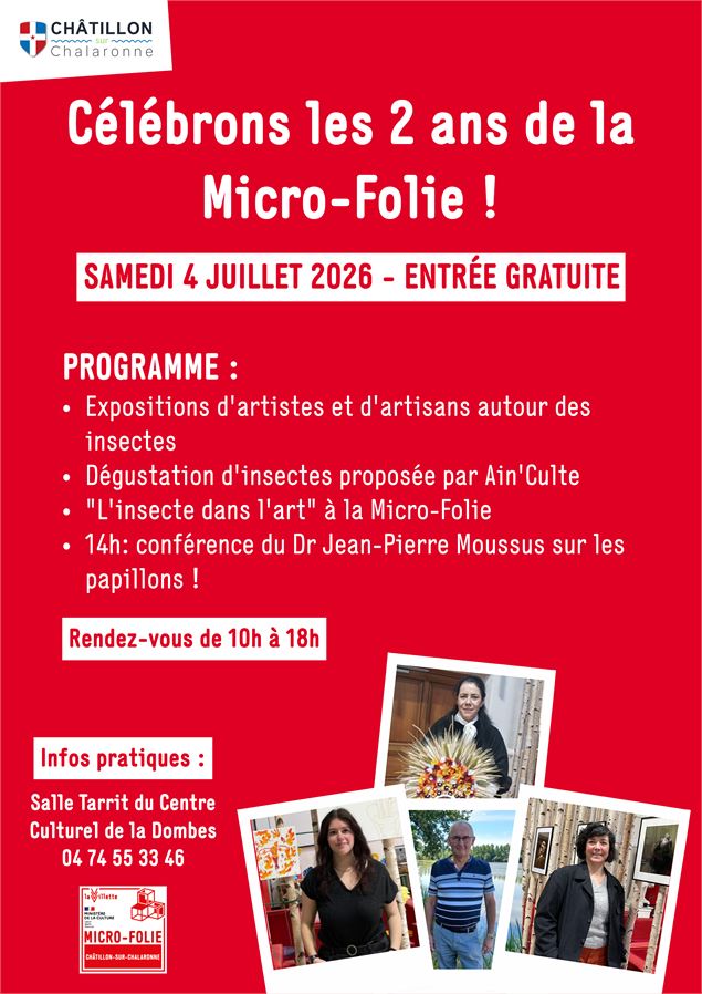 2ème anniversaire de la Micro-Folie de Châtillon-sur-Chalaronne ! - Musée municipal de Châtllon-sur-