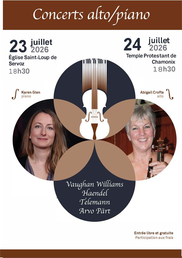 Concert violon-alto et piano