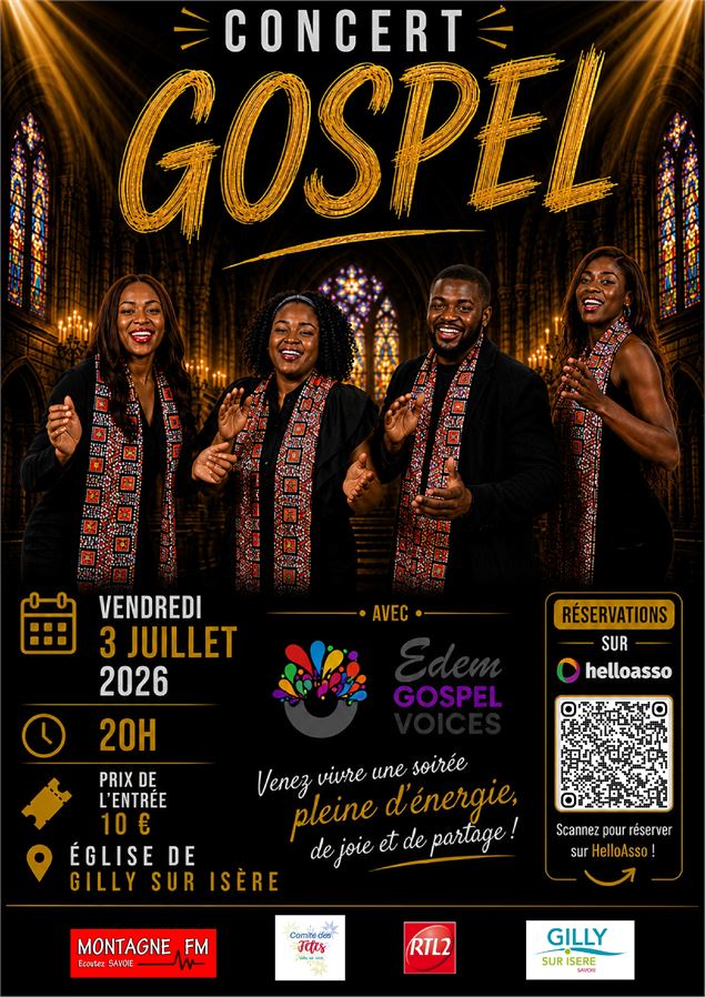 Concert de gospel_Gilly-sur-Isère
