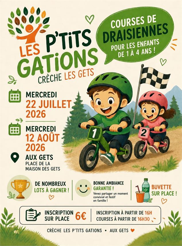 Course de draisiennes_Les Gets - Les p'tits gations