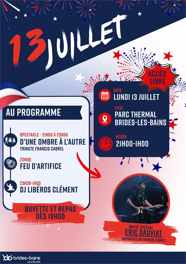 Affiche 13 juillet 2026 - Brides-les-Bains-Office-de-Tourisme