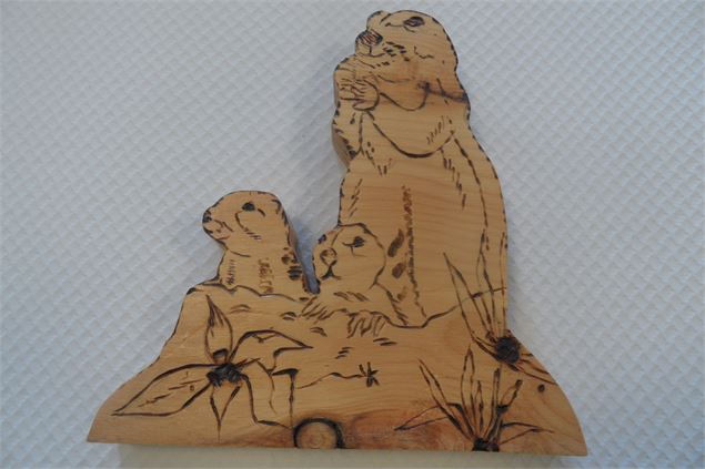 Marmottes en bois - I. Albriet