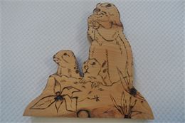 Marmottes en bois - I. Albriet